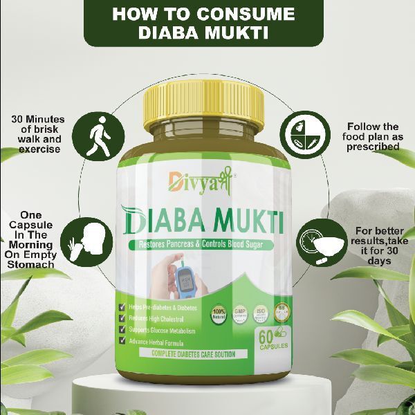 Divya Shree Diaba Mukti Capsule For Diabetes Care