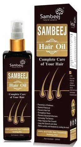 Sambeej Hair Oil, Packaging Size : 100 ml