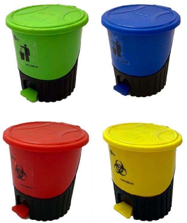 Pedal Plastic Medical Waste Bins 9Ltr, for Commercial, Industrial, Residential, Waist Storage, Feature : Anti Fading