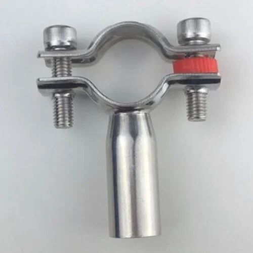 Polished SS Dairy Pipe Holder Clamp, Size : 3 Inch