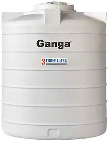 Cylindrical Vectus Triple Layered Water Tank, Color : White