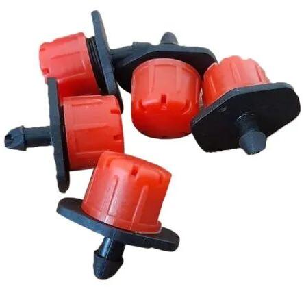 Polypropylene Adjustable Online Dripper, Color : Red Black