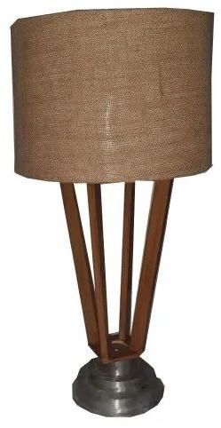 LED Table Lamp, for Home, Base Material : wood aluminum