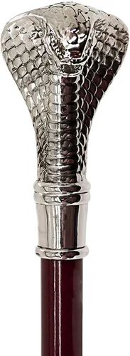 Wooden Walking Stick, Color : Silver