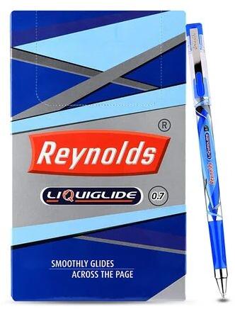 Reynolds Plastic Ball pen, for Writing, Ink Color : Blue