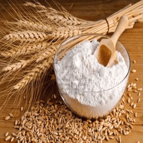 Organic wheat flour, for Cooking, Color : White
