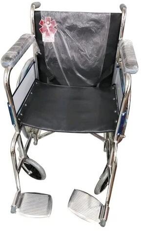 SS Manual Wheelchair, Color : Black Silver
