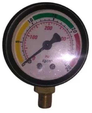 Glass Lubricating Pressure Gauge, For Process Industries, Display Type : Analog