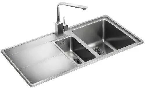 Rectangular Stainless Steel Sink, Color : Silver