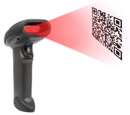 Wireless Barcode Scanner, Color : Black
