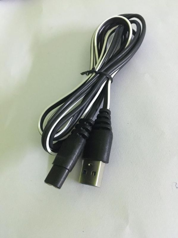 Black Mi Trimmer Cable Usb, Cable Length : 1mtr