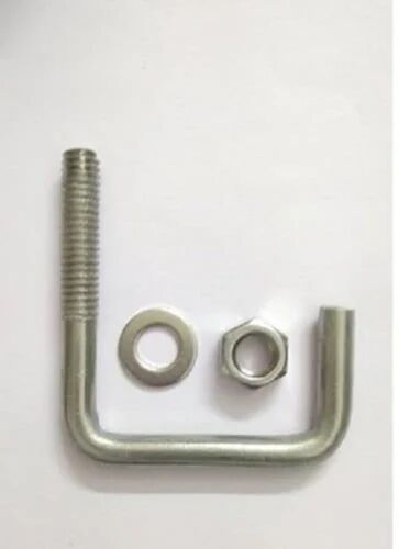 Stainless Steel J Bolt, for Pipe Fittings, Size : 6mm, 8mm,  