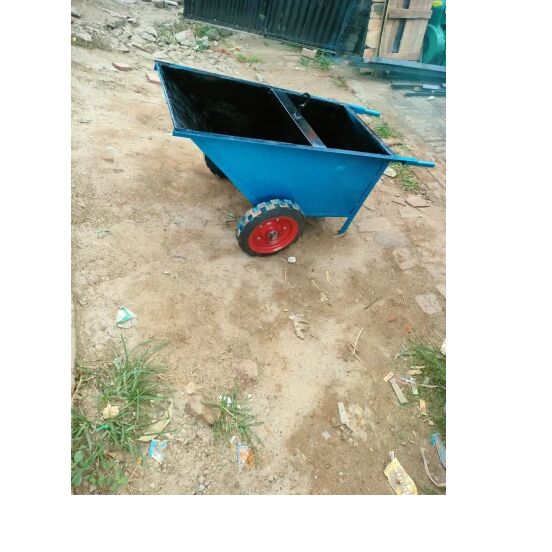 SSP Blue Double Wheel Barrow, for Construction, Load Capacity : 200 Kg