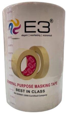 E3 masking tape, Packaging Type : Roll
