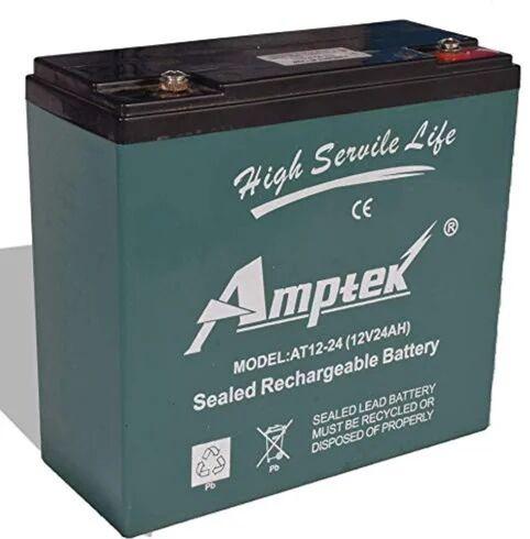 Amptek Rechargeable Batteries, Capacity : 24Ah