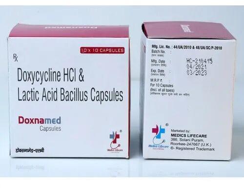 Doxycycline HCl Lactic Acid Bacillus Capsules