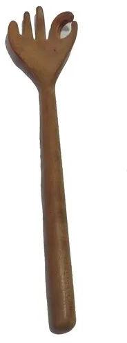 Brown Wooden Fork, Size : 6 inch