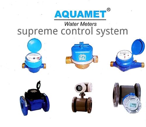Brass Aquamet Water Meter, for Domestic, Residential, Industrial, Agricultural, Size : 0.5 - 2 Inch
