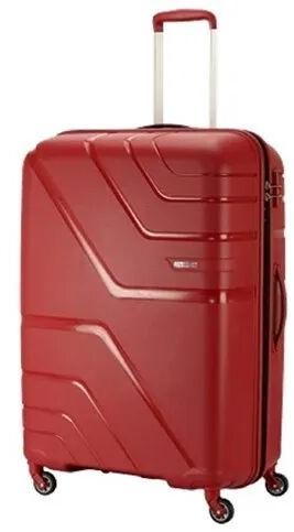 Plain trolley bag, Color : Red