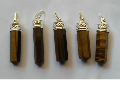 Tiger Stone Pendant, Color : Golden