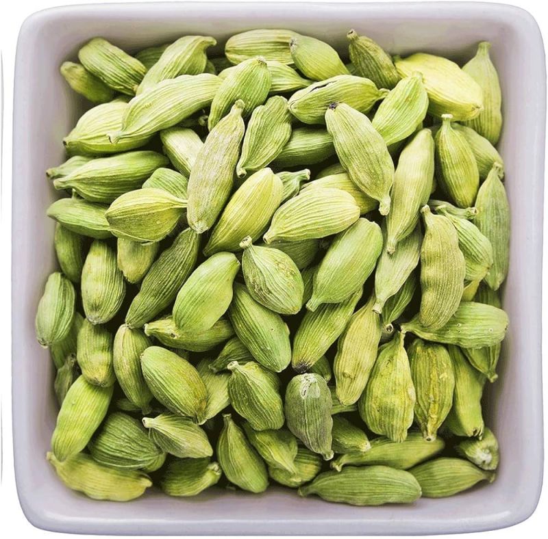 Organic 8mm Bold Cardamom, for Cooking, Spices, Food Medicine, Cosmetics, Packaging Type : Plastic Pouch