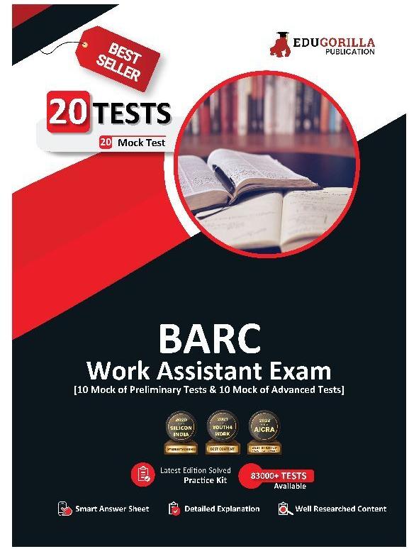 BARC Work Assistant Recruitment Exam 2023 (English Edition)