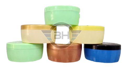 Round 250gm Plastic Wax Jar, for Cosmetic Storage