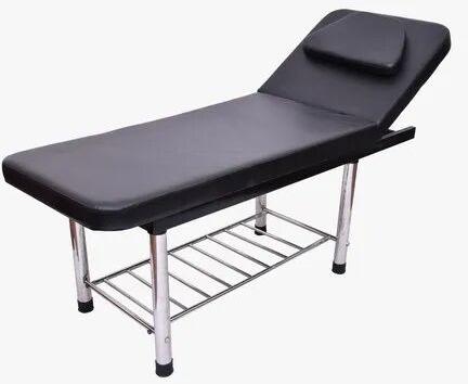 Silver Black Stainless Steel Foam Spa Massage Bed