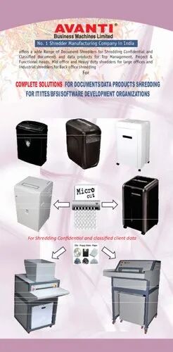 AVANTI Paper Shredding Machines