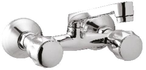 Silver Hit Collection Brass Sink Mixer, for Kitchen Use, Feature : Finely Finished, Durable