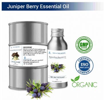 Juniper Berry Essential Oil, Color : Yellowish Green