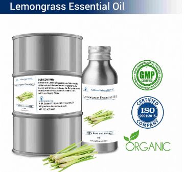 Lemongrass Essential Oil, for Aromatherapy, Diffusers, Dispensers, Pharma, Phenyl