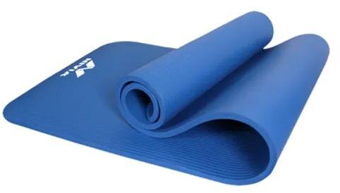 Blue Nivea NBR yoga mat, Size : Standard