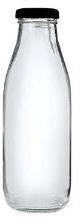 500 ml glass milk bottle