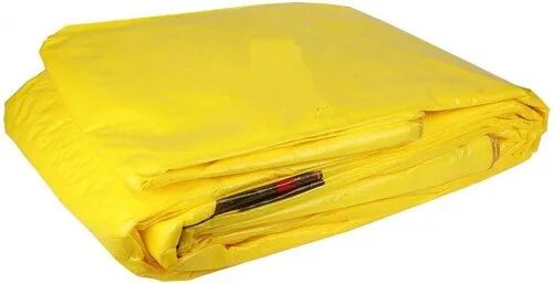 Yellow Plastic Tarpaulin