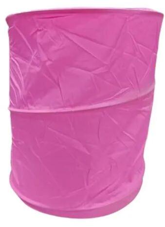 Polyester Plastic Laundry Bag, Color : Pink
