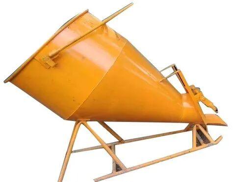 Mild Steel concrete bucket, Capacity : 500 kg