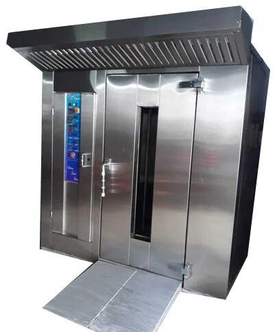 SS Electric Rotary Rack Oven, for Bakery, Hotels, Restaurant, etc, Capacity : 300 Kg/day