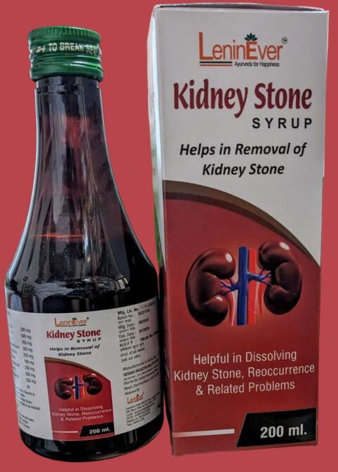 LeninEver Kidney Stone Syrup, Packaging Type : Plastic Bottle