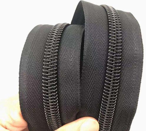 Plain Plastic Zipper Roll, for Garments, Bag, Zipper Type : Open End