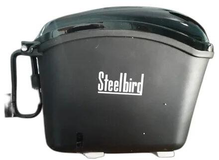 Plastic Steelbird Motorcycle Side Box, Color : Black