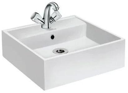 Plain Ceramic Wash Basin, Mount Type : Deck Mounted