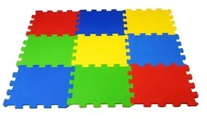 PP Rubber Floor Tile, Color : Red, Yellow, Blue, etc
