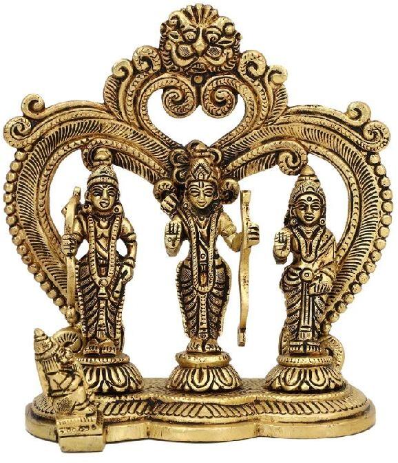 Brass Ram Darbar Statue