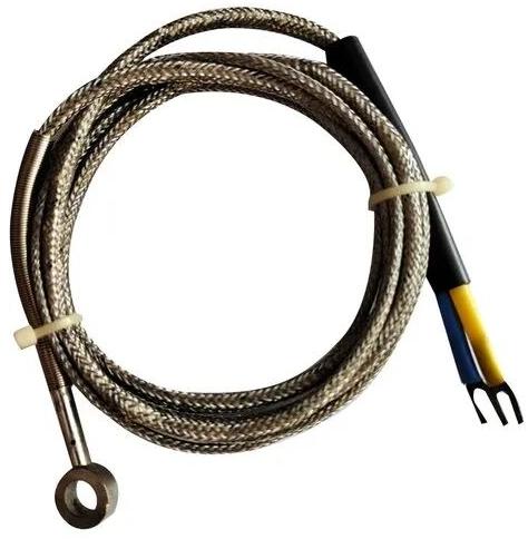 0-760 Degree Celsius 50Hz SS304 Stainless Steel J Type Thermocouple, Wire length : 2.5m