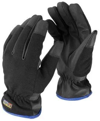 Leather Safety Hand Gloves, Size : Free Size