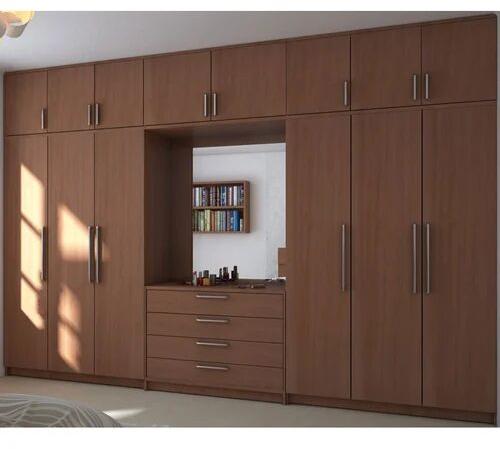 Wooden Modular Wardrobe, Design : Customized