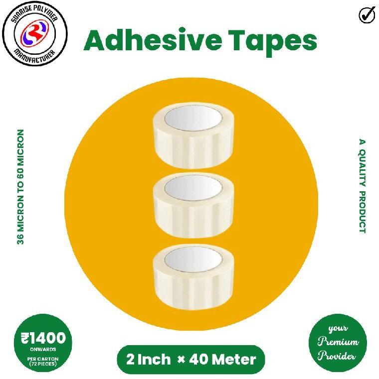 Sunrise Polymer SelfAdhesive Packaging Tape 2 Inch 40 meter