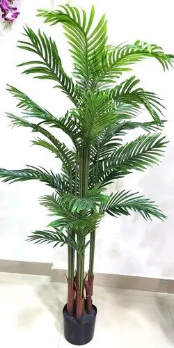Plastic Artificial Palm Trees, Color : Green