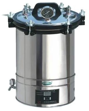 Fully Automatic Stainless Steel Sterilizer, Color : Silver